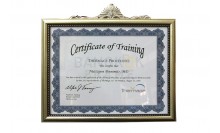กรอบรูปสำหรับใบรับรอง-Certificate of Training